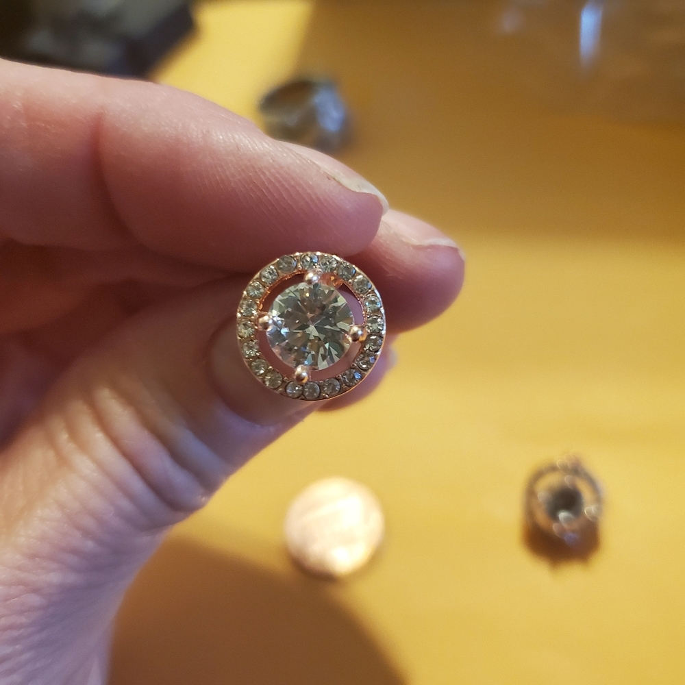 Rose Gold Moissanite 2.5CT
